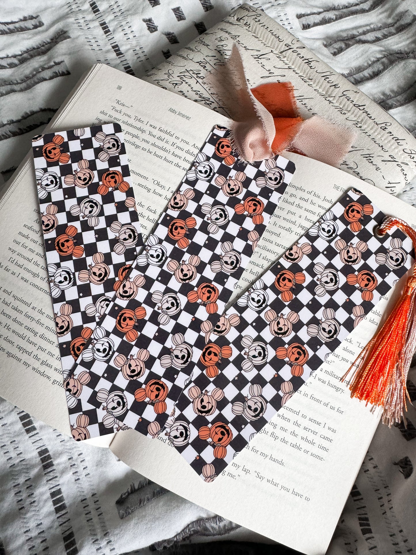 A Halloween Mickey Mouse Bookmark