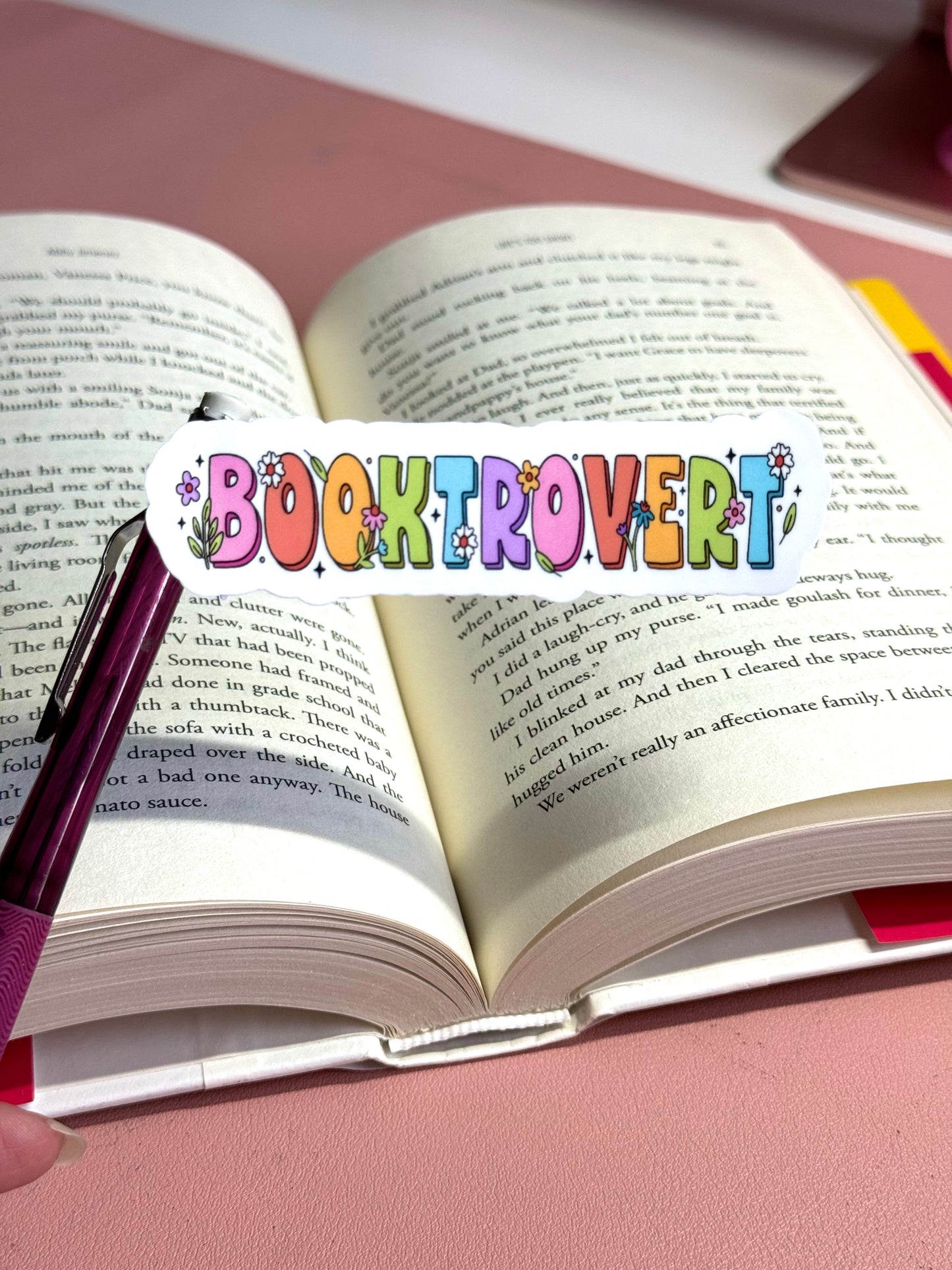 Booktrovert Sticker