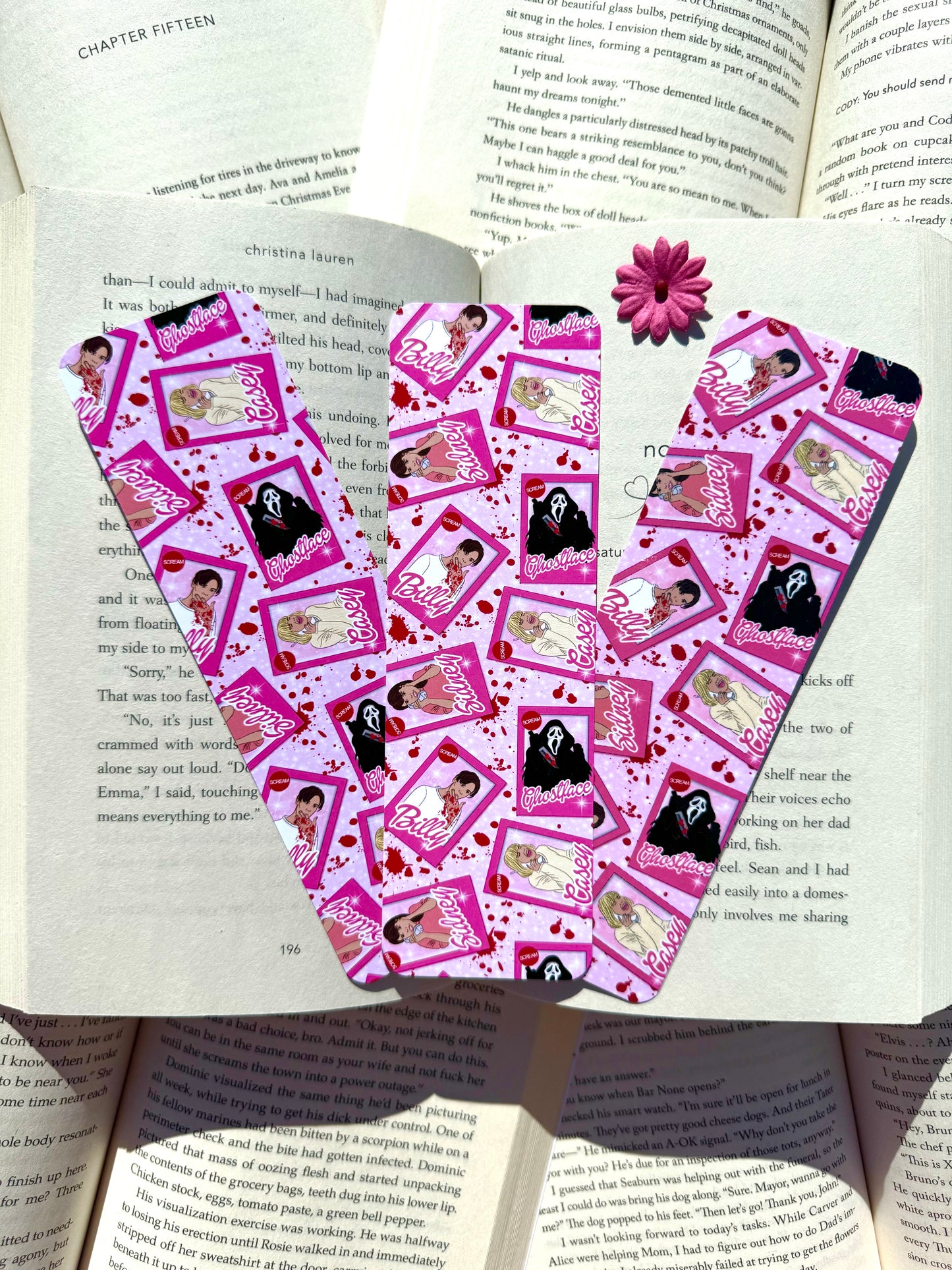 96' Scream Cast Bookmark
