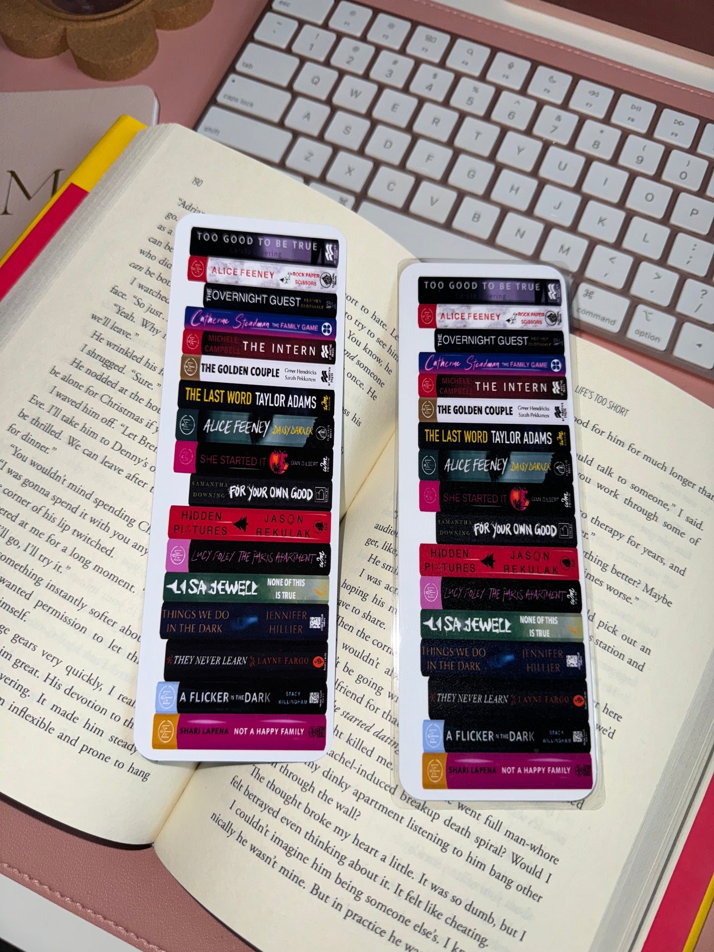Thriller Buddy Reads TBR Bookmark