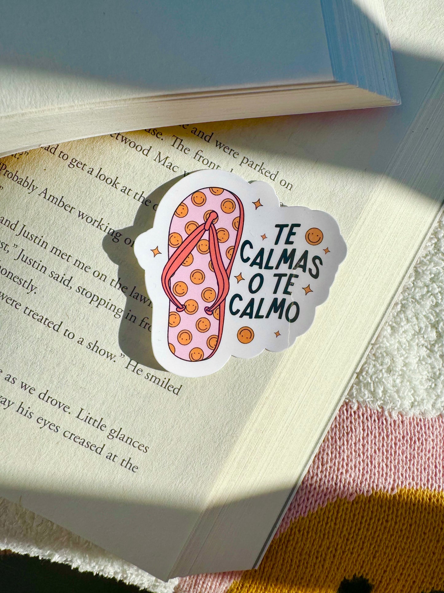 Te Calmas O Te Calmo Sticker