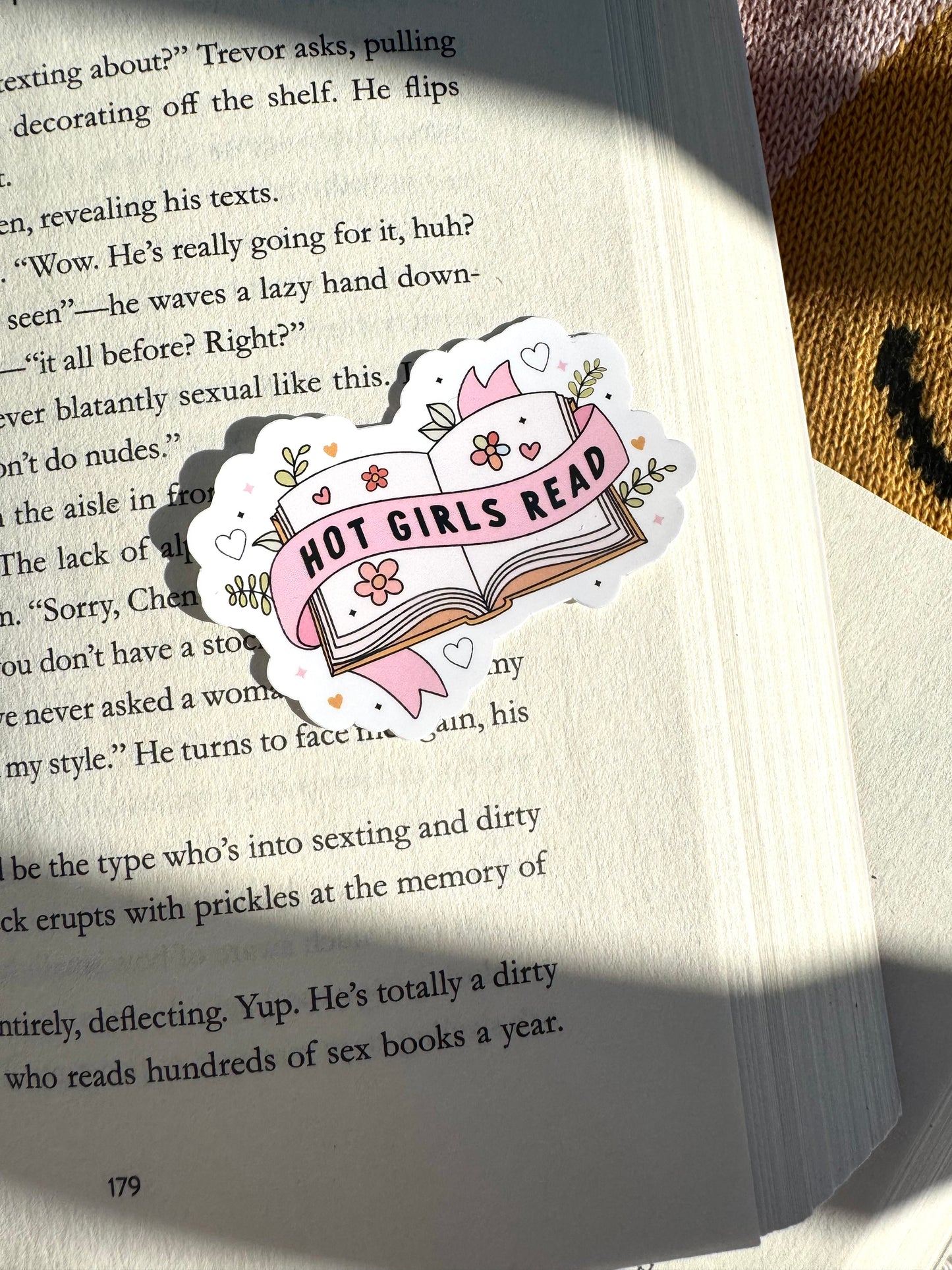 Hot Girls Read Sticker