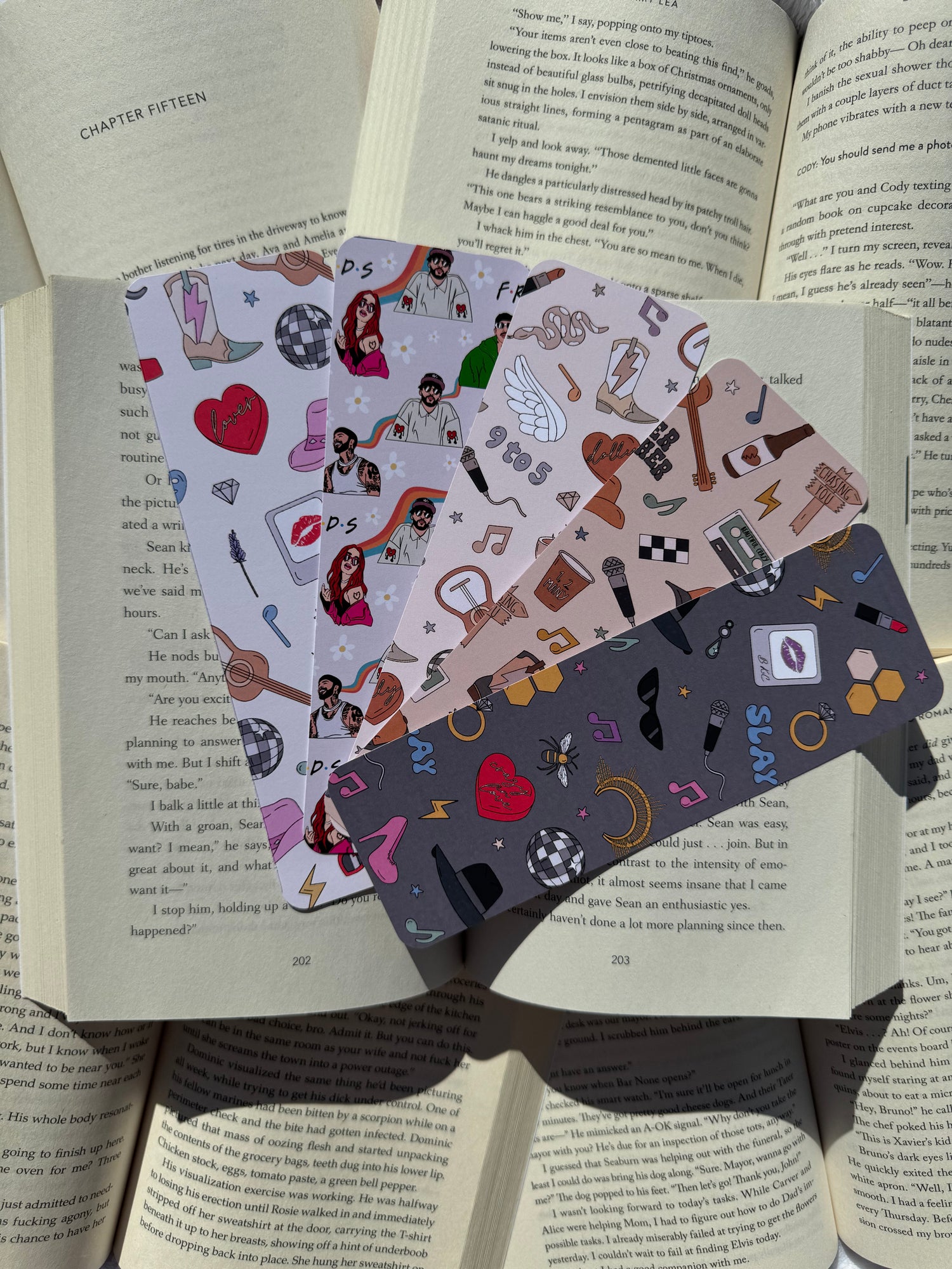 Music Icons Themed Bookmarks