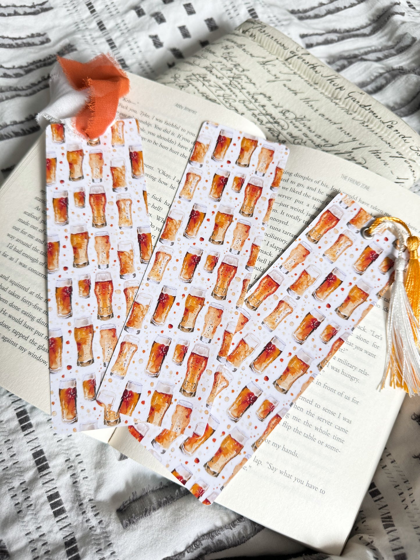 Watercolor Beer Bookmark