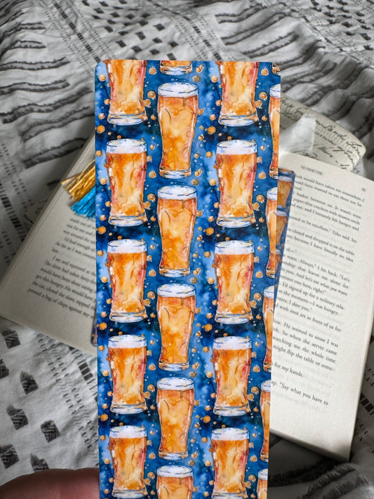 A Starry Beer Bookmark