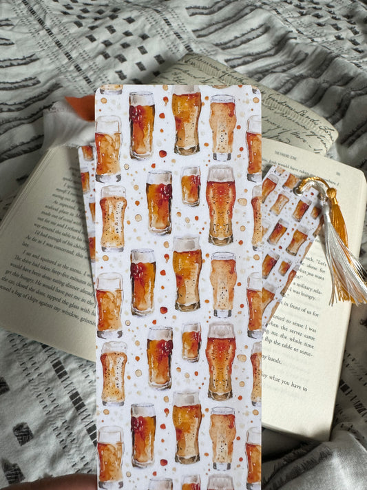 Watercolor Beer Bookmark