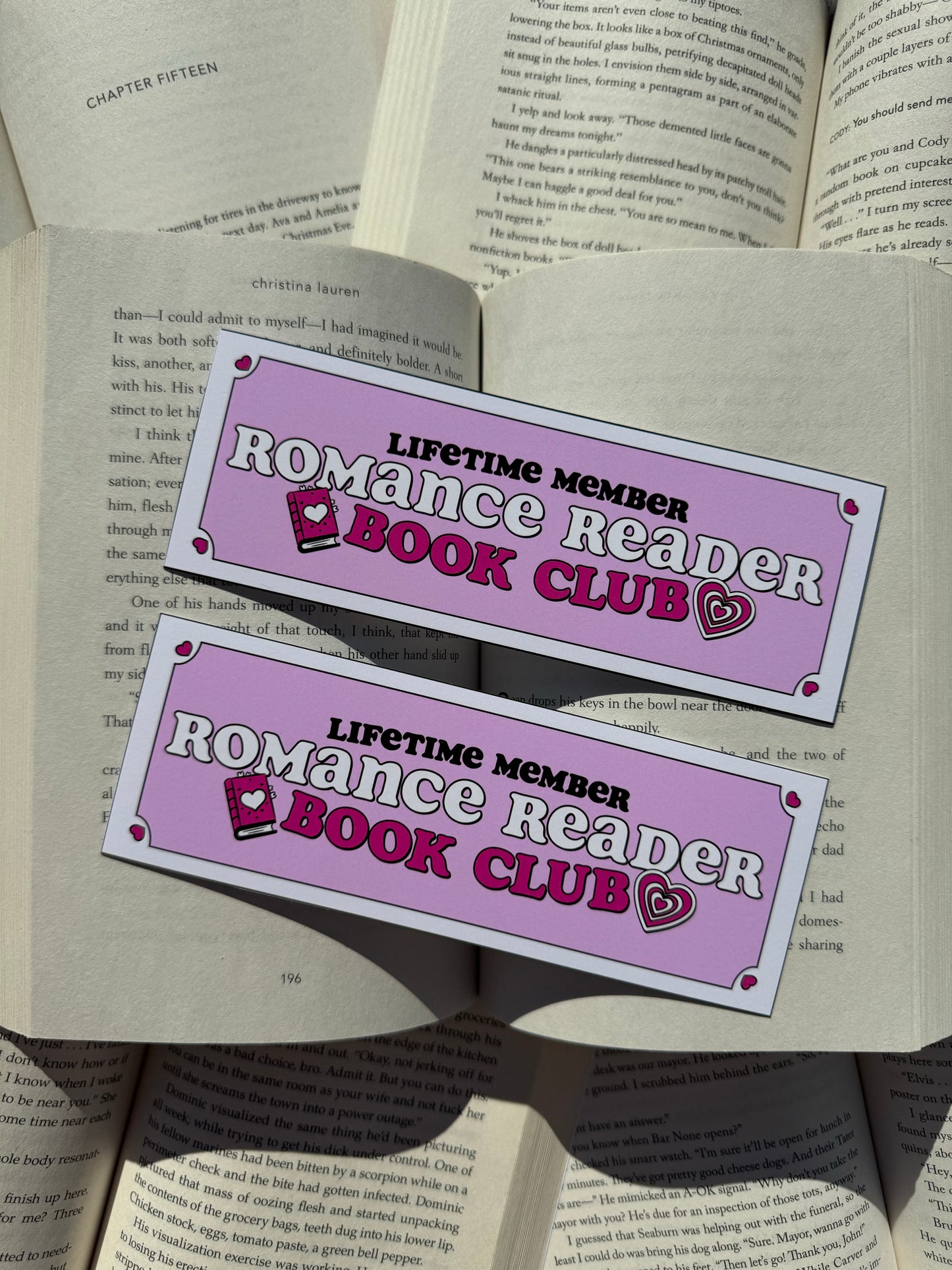 Lifetime Romance Reader Bookmark