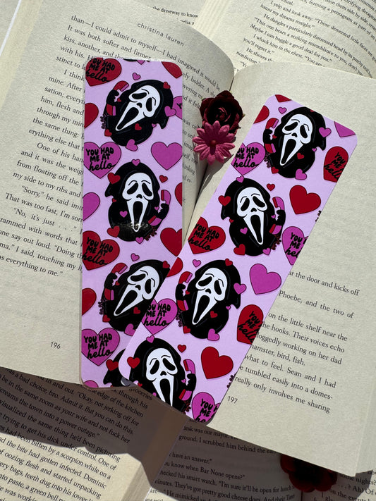 Bright Ghostface Bookmark