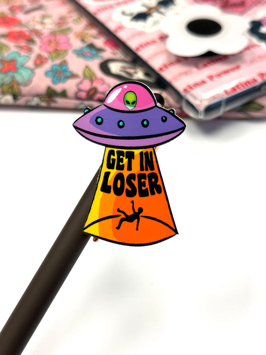 Get in Loser Alien Sticker